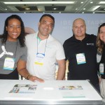 Andreza Guterres, da RexturAdvance, Ricardo Delfin, da Iberostar, Afonso Domingues, da Trend, e Flavia Vallim, da Cloud Travel