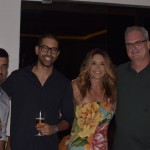 Carlos Eduardo e Daian Silva, da Infinitas Travel; Christiane Cunha e Gustavo Luck, da Luck Receptivos