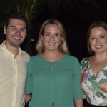 Diego Soares e Tatiana Soares da FRT Operadora; e Luciene Xavier, da Iberostar