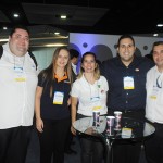 Edy Santos, da Abretur, Jéssica Moreira, da Travel Ace, Kalyne Luz e Julio Sousa, da RCA, e Diego Landim, da Abreutur