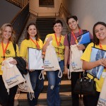 Equipe amarela, uma das oito que participam do último dia de evento