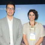 Leandro Choi, de Inteligência de Mercados, e Natalia Pisoni, da Inprotur Argentina