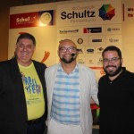 Mustafá Dias, diretor Executivo de Turismo de Recife; Braulio Moura, contador de histórias; e Rodrigo Sá, Gestor de Marketing da Secretária de Turismo de Recife