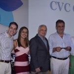 Orlando Giglio, da Iberostar; Cristiano Placeres, Fabricio Romero, Claiton Armelin, Andrea Freitas e Marcela Sacramento, da CVC Corp