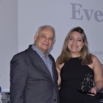 Orlando Giglio, da Iberostar;  Giovanna Lopes, da Shop Eventos