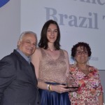 Orlando Giglio, da Iberostar; Gisela Baez e Leilane Costa, da Principios Brazil Tours