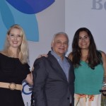 Orlando Giglio, da Iberostar; Graziella Barretto e Mariana de Grande, da Booking