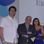 Orlando Giglio, da Iberostar; Peter Weber e Giselle Pina, da Europlus