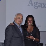 Orlando Giglio, da Iberostar; e Heloisa Fernandes, da Agaxtur