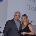 Orlando Giglio, da Iberostar; e Silvina Volonté, da Juliá Tours
