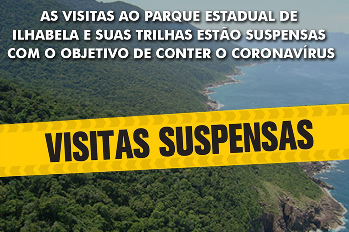 Coronavírus: Ilhabela fecha parques e trilhas por determinação do Governo de SP 1 Medida valerá até, pelo menos, o dia 30 de abril
