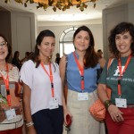 Rachel Batista, da Ativa Turismo, Ju Honegger, Embarque Turismo, Roberta Chamma, da Flaptur, e Sylvia Silva, da Skibrasil