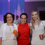 Raquel Batista, da Ativa Turismo, Fernanda Maldonado, do Turismo da Suíça, e Thaís Moura, da Love And Travel