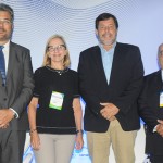 Roberto Neldeciu, da Braztoa, Sônia Chami, do RioCVB, Sérgio Ricardo, da Setur-RJ, e Júlio Cézar, do Sebrae