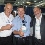 Sergio Leonetti, da GTA, Mauricio Werner, da Riotur, e Marcelo Abreu, da Emirates