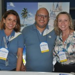 Tatiana Menezes, William Silva e Monica Afonso, da CVC Operadora