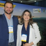 Thiago Fonseca e Denise Carrá, da Secretária de Turismo do Ceará