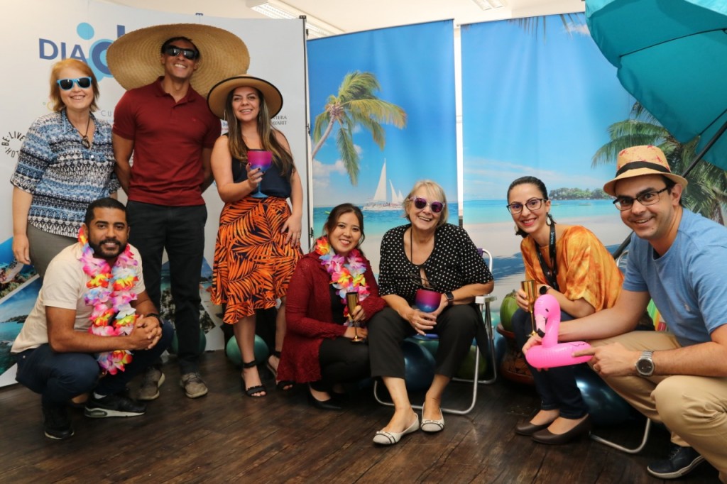 Agentes de viagem durante o Dia D Caribe, da Visual Turismo