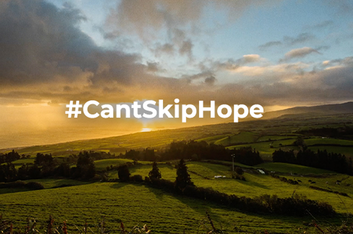 #CantSkipHope: Portugal modifica campanha turística por conta do coronavírus 1 O destino trocou a #CantSkipPortugal para #CantSkipHope, em uma forma de manter a esperança das pessoas durante a crise do Coronavírus