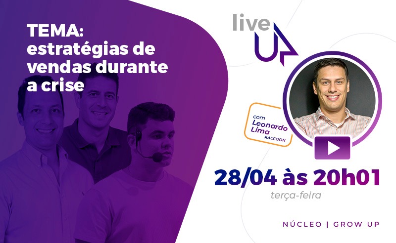 Primeira live acontece nesta terça-feira (28)