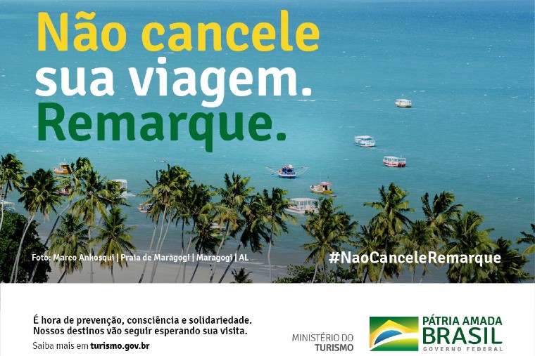 "Não Cancele Remarque" é a nova campanha do MTur