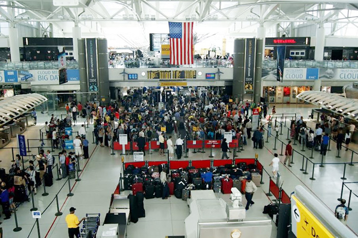 Aeroporto JFK, em Nova York