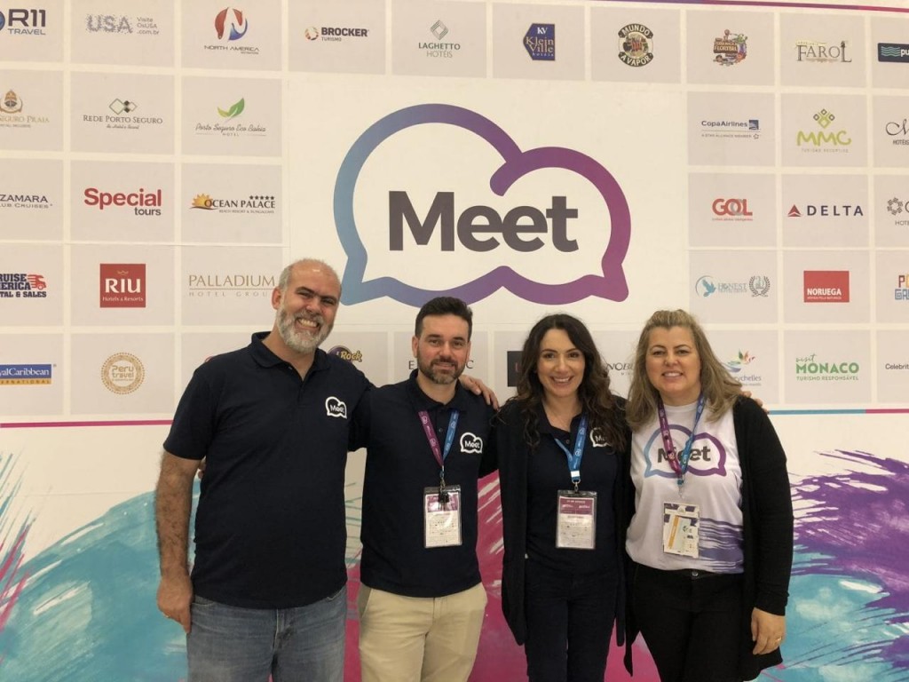 FRT lança segmento internacional com sede em Orlando Na foto, da esquerda para a direita - Alexandre Melo, Fabio Timotheo, Danielle Meirelles e Elenice Gabriel