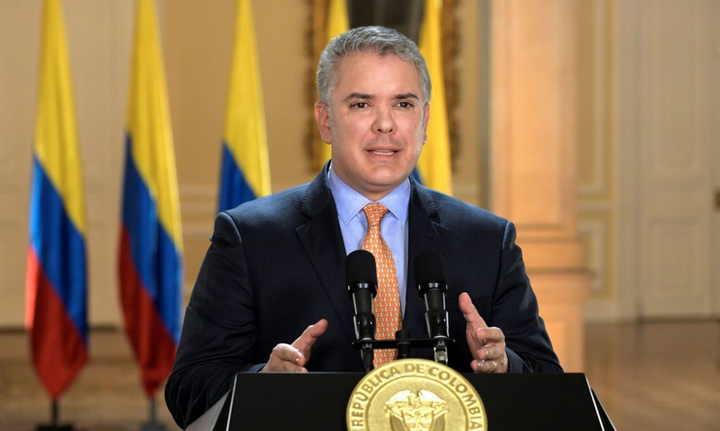 Presidente da Colômbia, Ivan Duque (Foto: divulgação/Presidência da Colômbia)