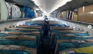 Azul realiza primeiro voo de carga utilizando espaço total de aeronave da passageiros