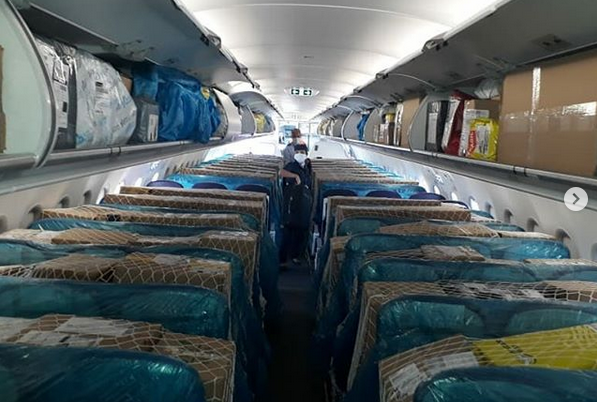 Azul realiza primeiro voo de carga utilizando espaço total de aeronave da passageiros 1 kkkk