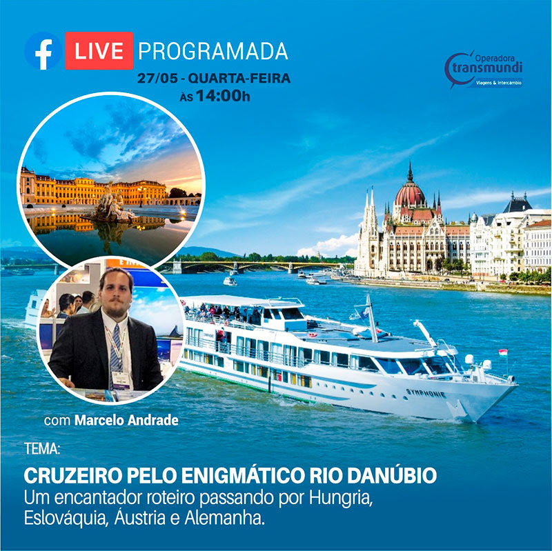 Transmundi realiza webinar sobre 'Cruzeiro pelo Rio Danúbio' nesta quarta (27) unnamed