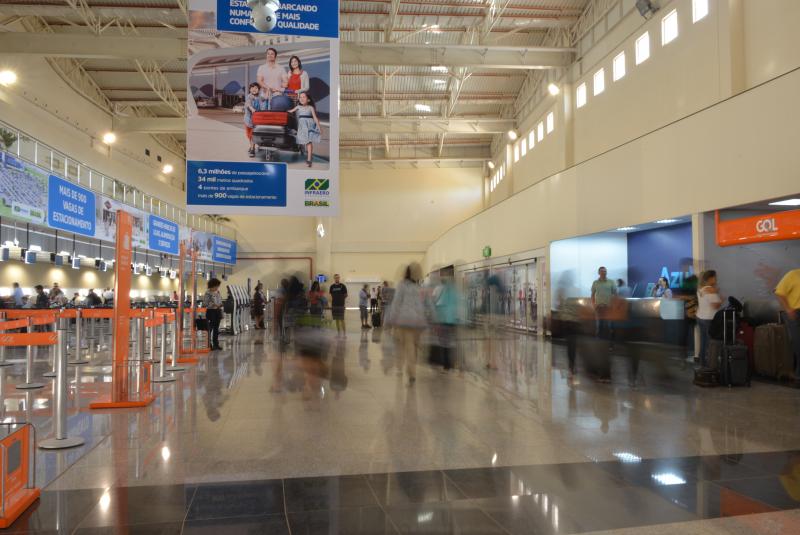 Aeroporto de Goiânia (Foto: Tiago Bênia)