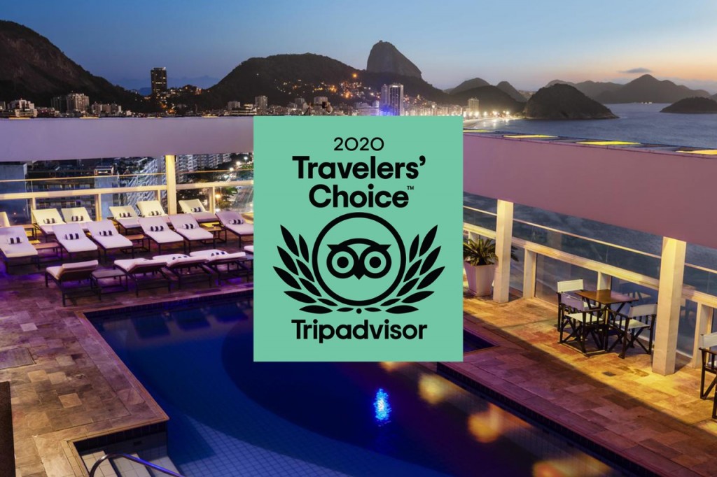 Rio Othon e Savoy Othon figuram no Travellers' Choice 2020 do TripAdvisor 1 Tripadvisor Travelers' Choice 2