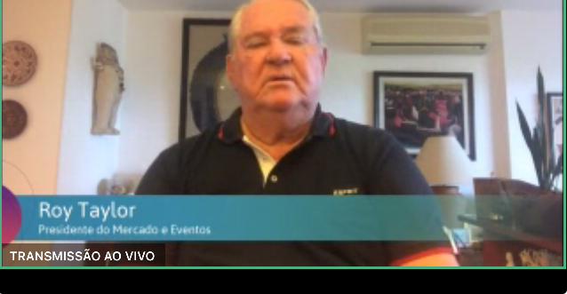 "Profissionais que fazem o Turismo acontecer são verdadeiros heróis", afirma Roy Taylor na abertura do Abav Collab 1 Roy Taylor, presidente do M&E