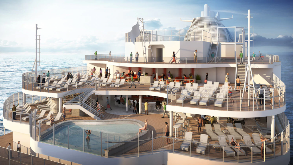 Enchanted Princess é entregue em cerimônia especial na Itália pool-top-deck-1600