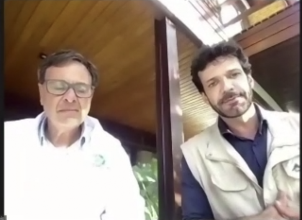 Gilson Machado e Marcelo Álvaro participaram da abertura