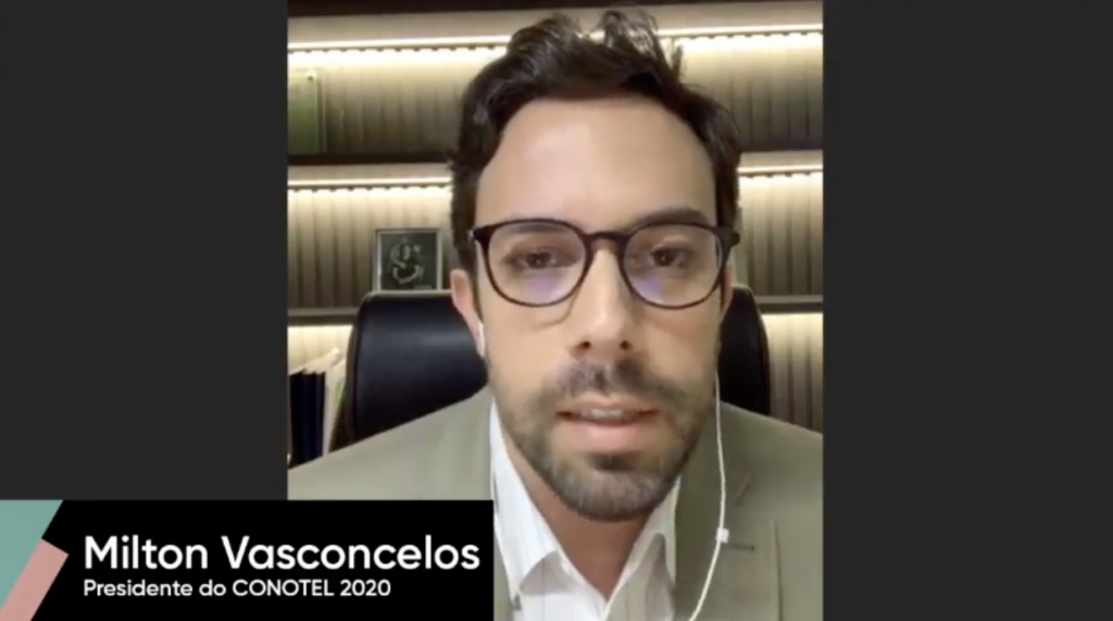 Milton Vasconcelos, presidente do Conotel 2020