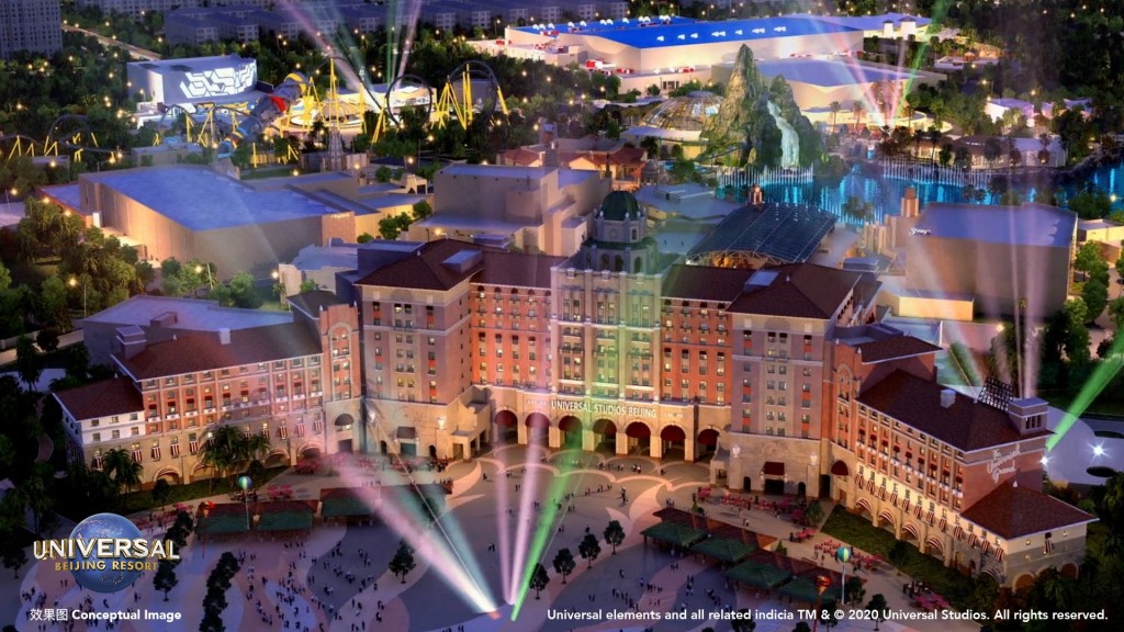 Universal Beijing Resort revela detalhes das experiências de parques e hotéis; vídeo 1 Universal Beijing