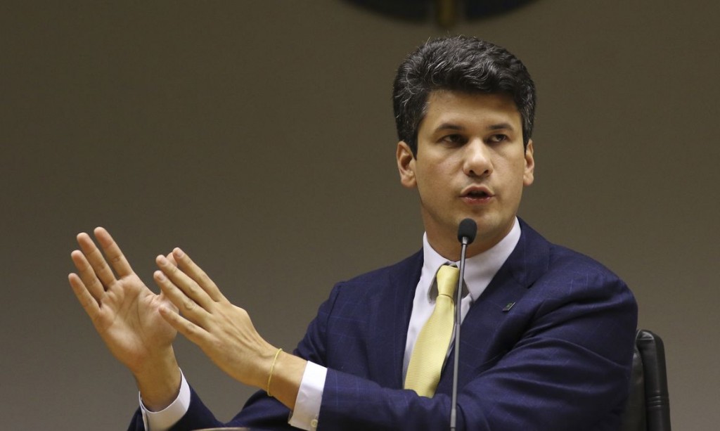 BNDES já destinou R$ 105 bilhões de apoio emergencial às empresas 1 O presidente do Banco Nacional de Desenvolvimento Econômico e Social (BNDES), Gustavo Montezano, durante entrevista coletiva, no Ministério da Economia.
