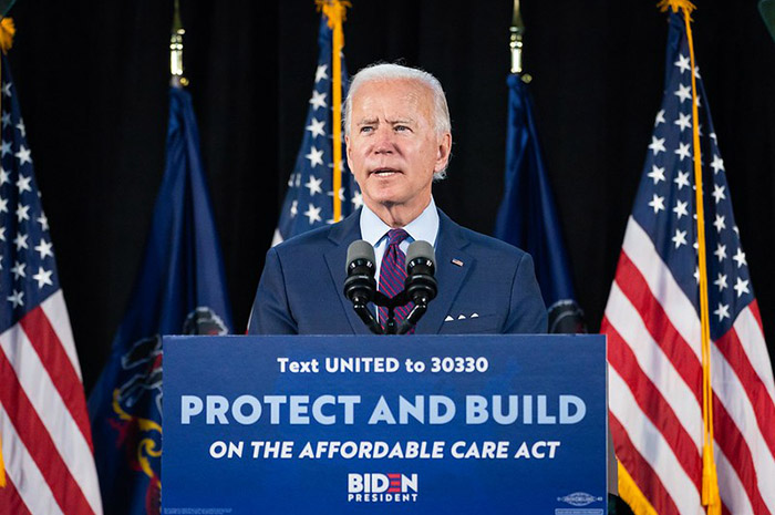 Joe Biden exigirá quarentena de estrangeiros na chegada aos EUA 1 Joe Biden será o 46º presidente dos Estados Unidos (Divulgação)