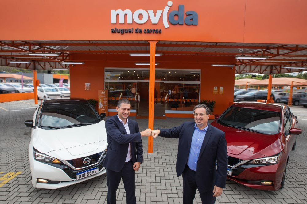 Movida passa a contar com veículo 100% elétrico na frota 1 unnamed