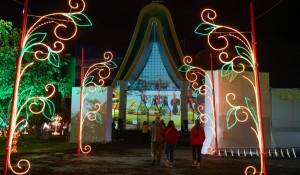 Natal de Luzes da Itaipu tem início em Foz do Iguaçu
