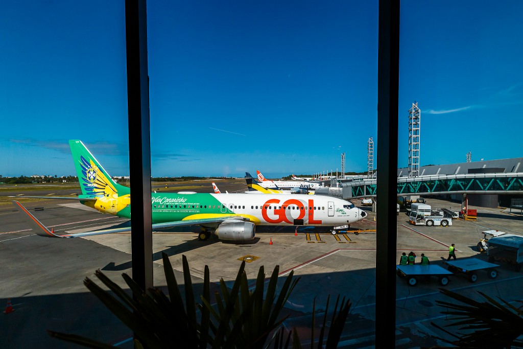 Gol suspende operações em nove bases e adequa frequências em seus hubs 1 Avião da Gol _Will Recarey