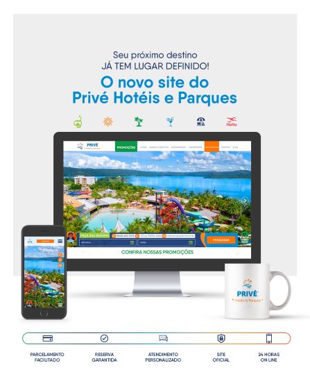 Rede apresenta novo site com dicas da região e informações sobre seus parques e hotéis