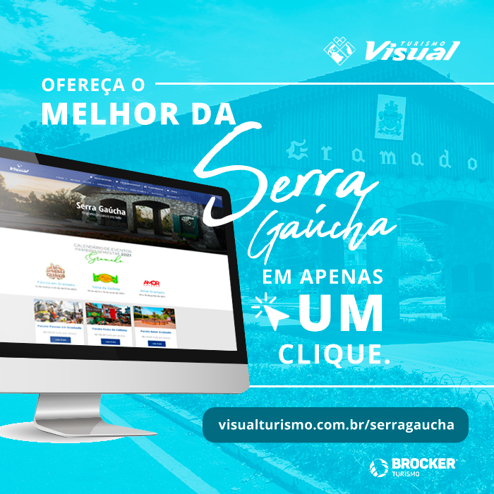 Site traz informações e roteiros da Serra Gaúcha
