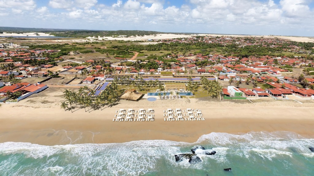 Praia de Graçandu, onde resort será instalado. Construção está prevista para começar em 2022 e entrega em 2023