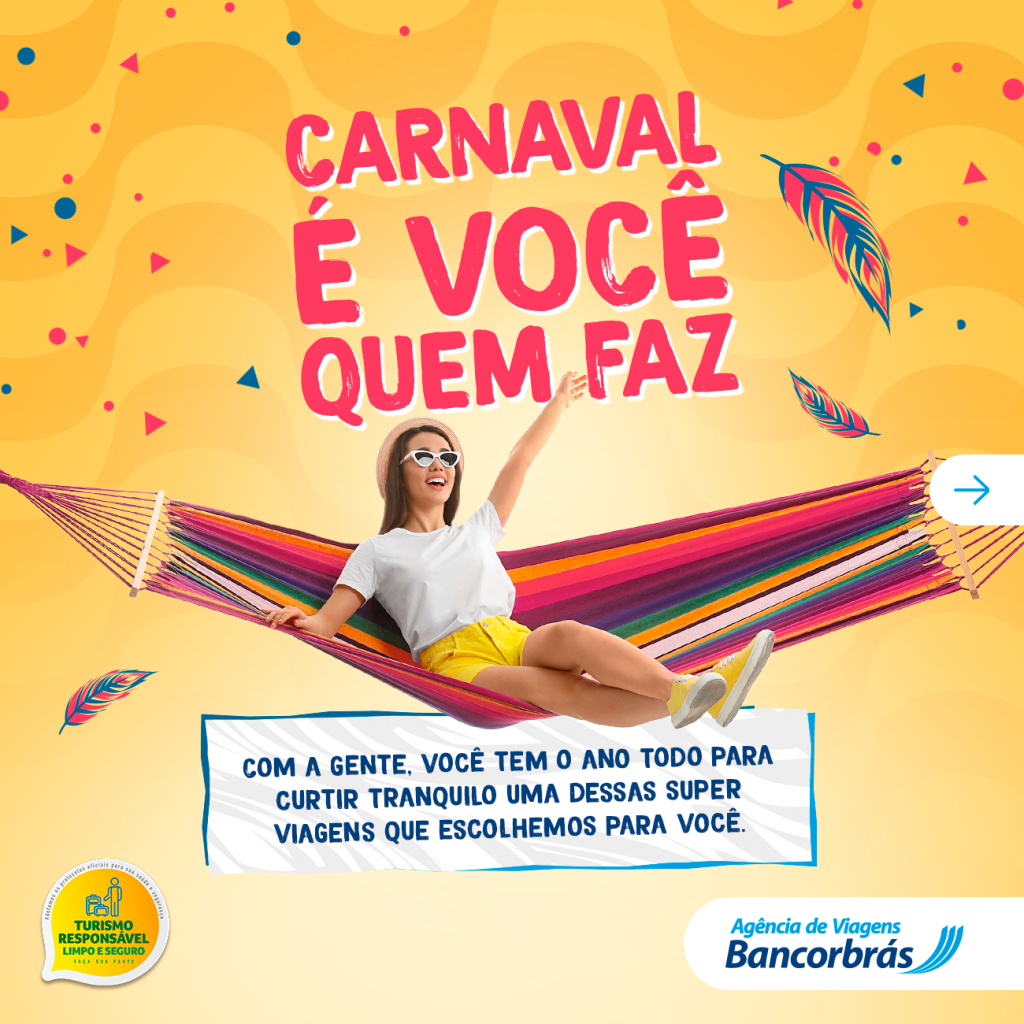 Bancorbrás lança pacotes promocionais para Rio, Salvador, Fortaleza e Búzios Bancorbrás__Carnaval