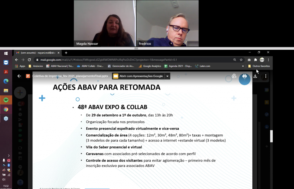 Abav Expo 2021 terá edição presencial de 29 de setembro a 1° de outubro 2 As datas do evento foram confirmadas durante coletiva de imprensa virtual realizada nesta quarta (10)