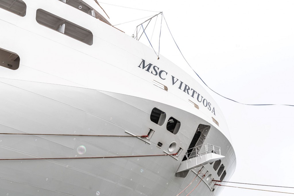 MSC Virtuosa é entregue em cerimônia realizada na França 3 Entrega do MSC Virtuosa