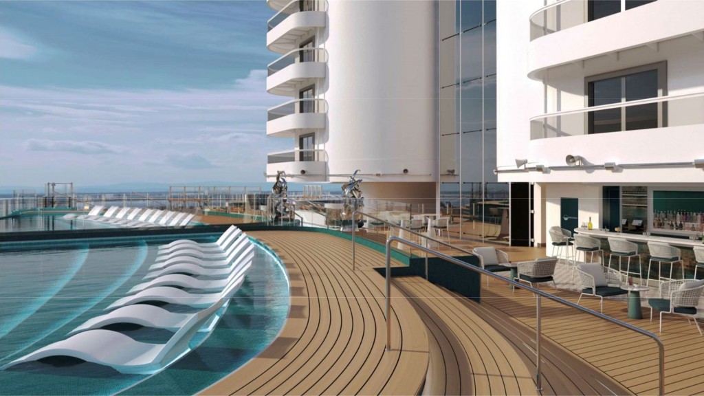 MSC Seashore estreia em agosto no Mediterrâneo; conheça o navio INFINITY POOL DECK 8